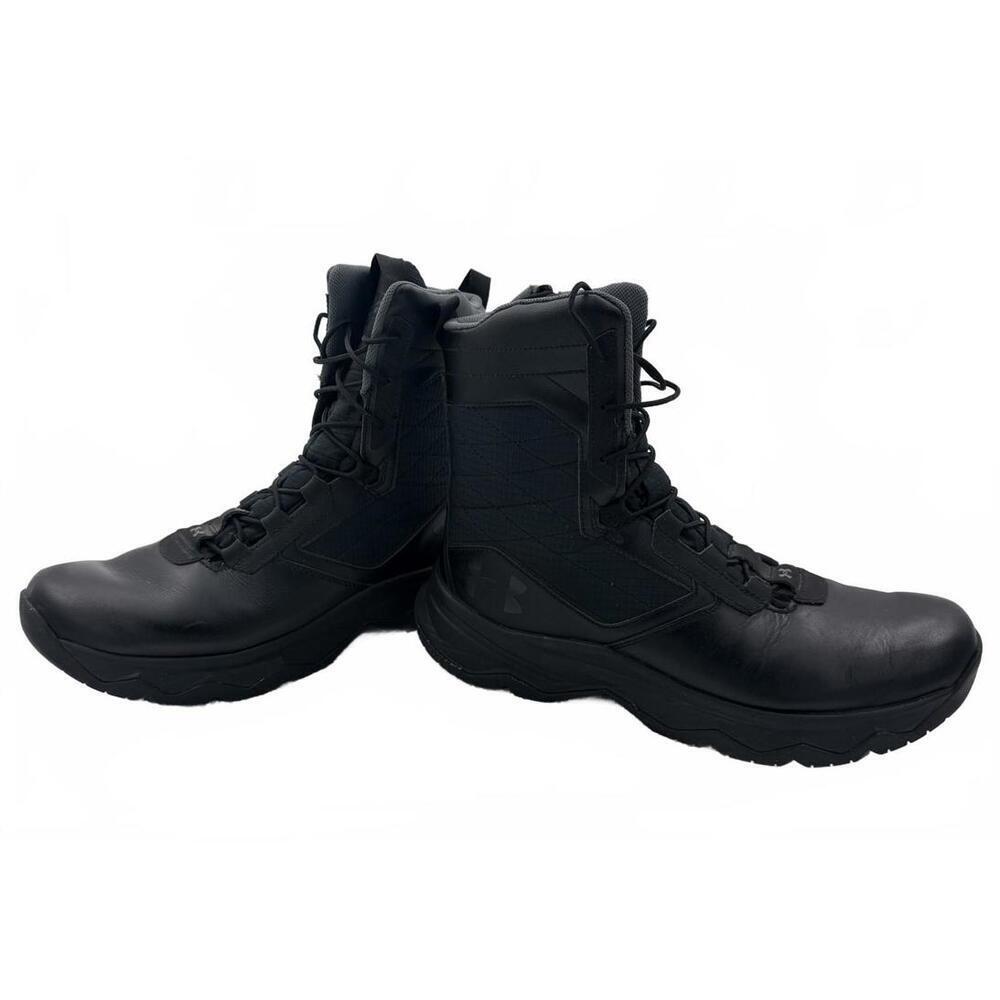 Under Armour Stellar Side Zip Tactical Boots Men's 12 black​​ - Picture 3 of 6